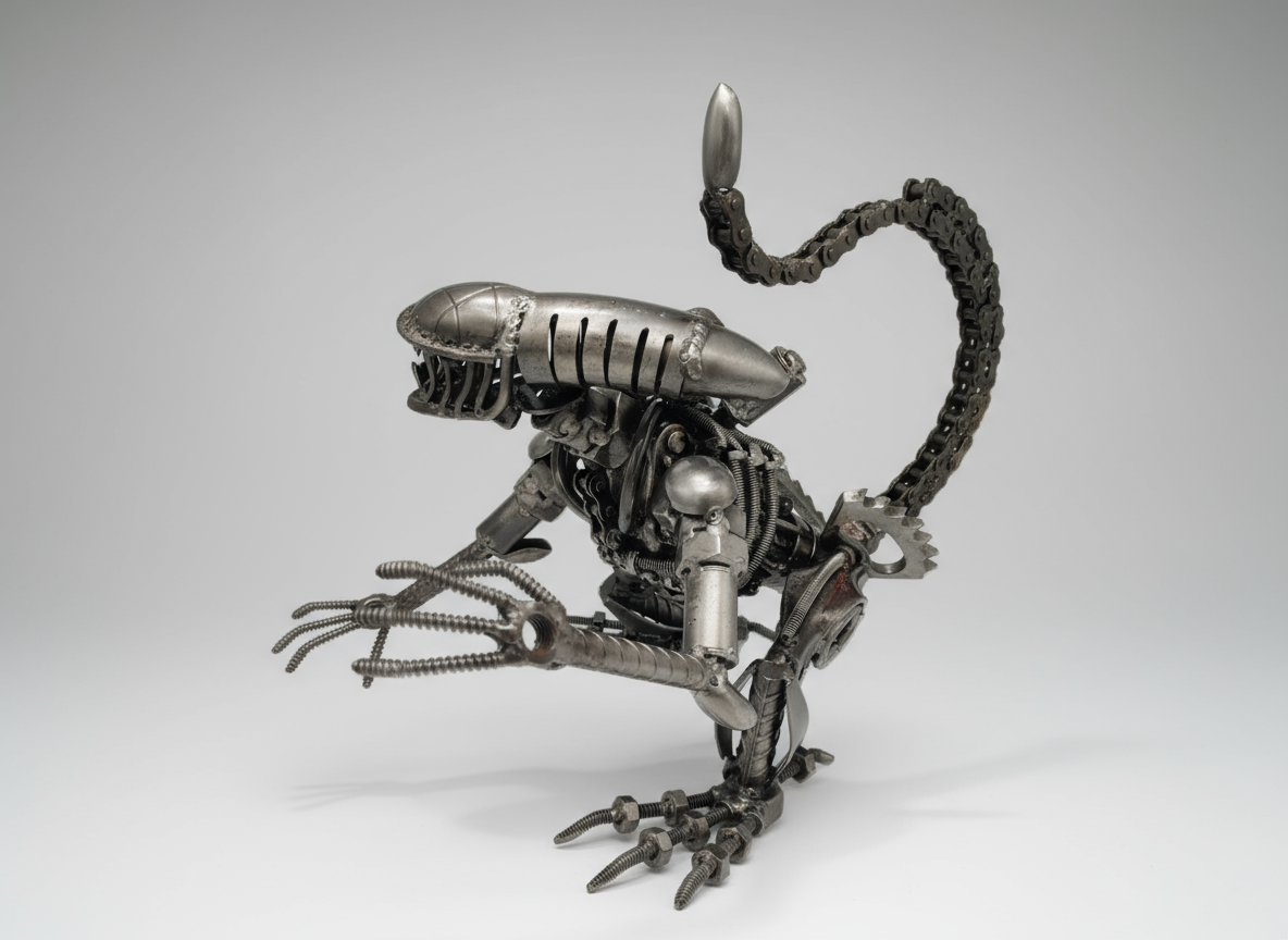 Alien Kriechend 45cm