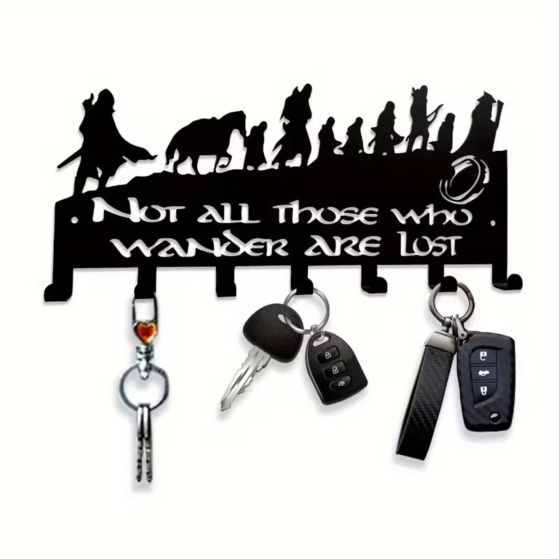 Schlüsselblech Metalldekoration