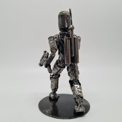 Jango Fett Figur kniend nach vorne