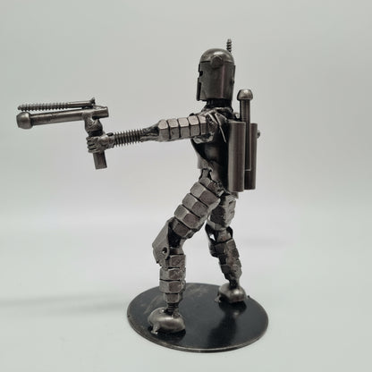 Jango Fett Figur stehend mit Waffe