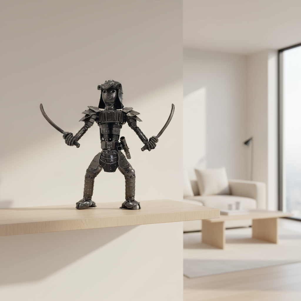 Samurai mit Schwerter