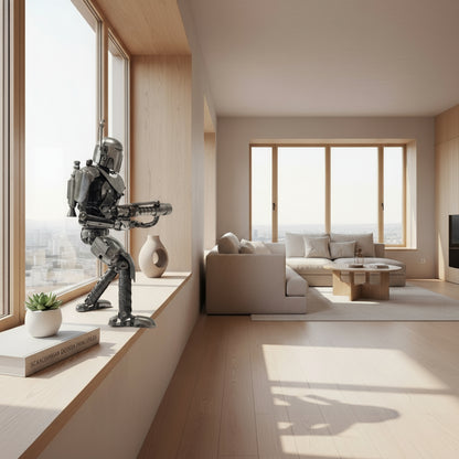 Jango Fett Figur große Waffe