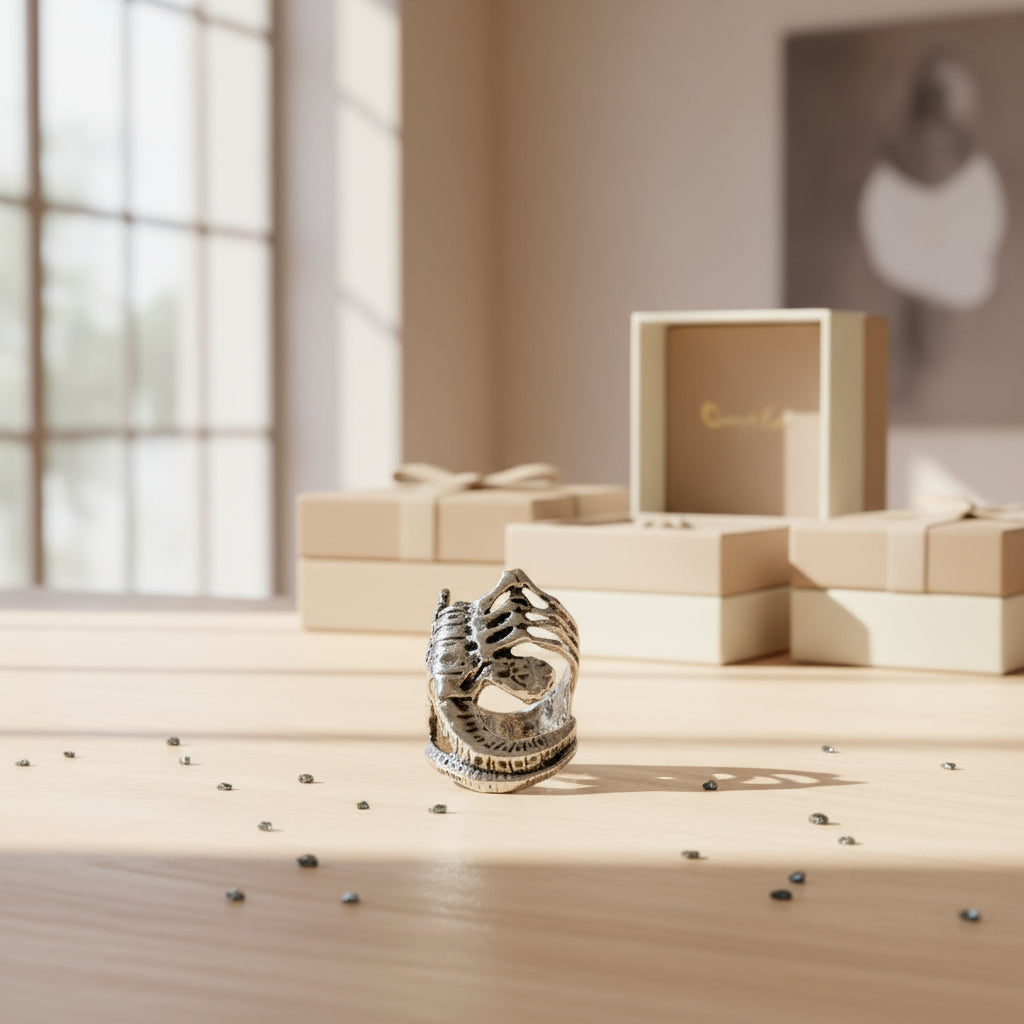 Alien Face Hugger Ring