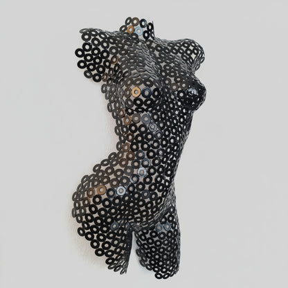 Damentorso  Körper aus Unterlegscheiben